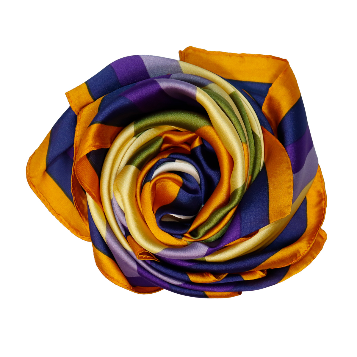 Pa&ntilde;uelo Satinado Liso Color Block Phi By Philosophy Jr image number null