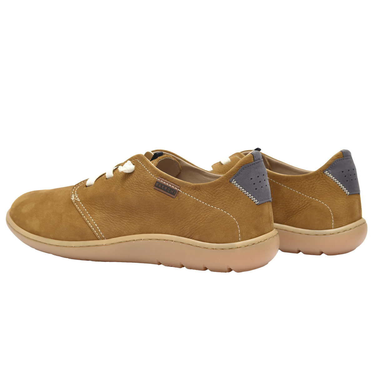 Zapato Casual en Piel Baerchi Caf&eacute; para Hombre image number null
