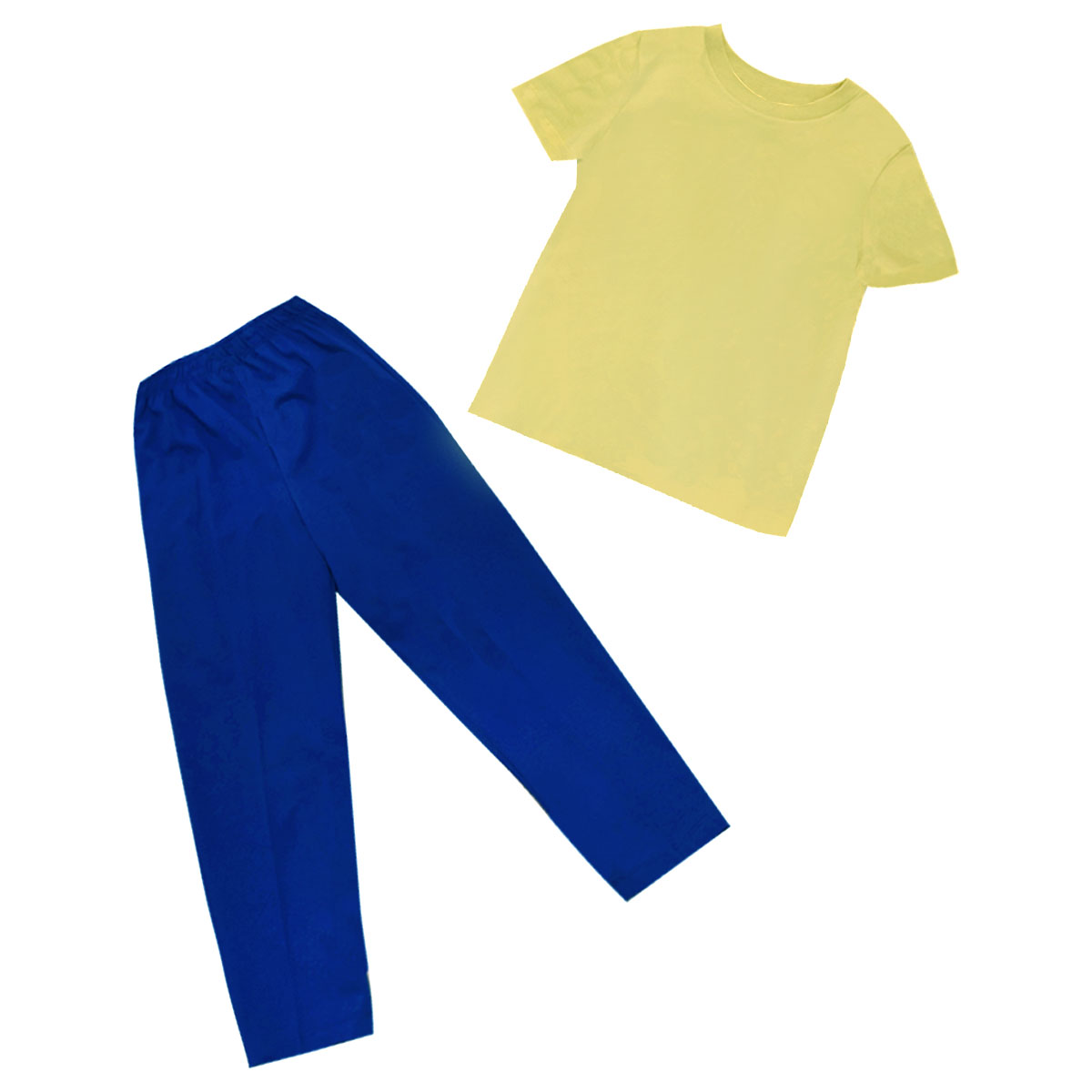 Pijama Amarilla Manga Corta Stumble Guys con Pantal&oacute;n para Ni&ntilde;o image number null
