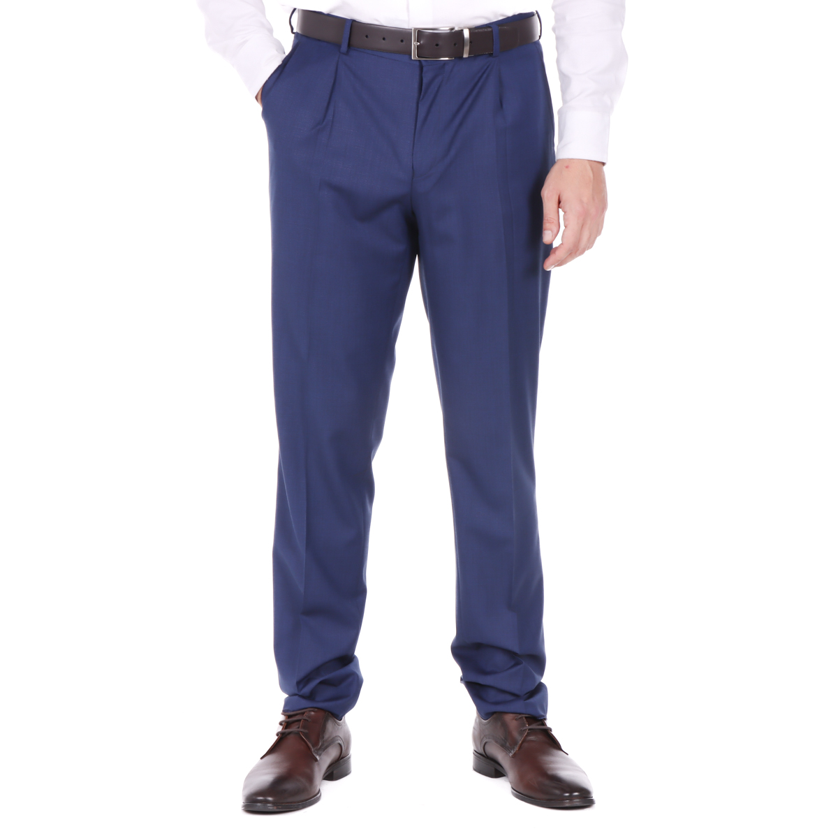 Pantal&oacute;n de Vestir Hombre Carlo Corinto Azul image number null