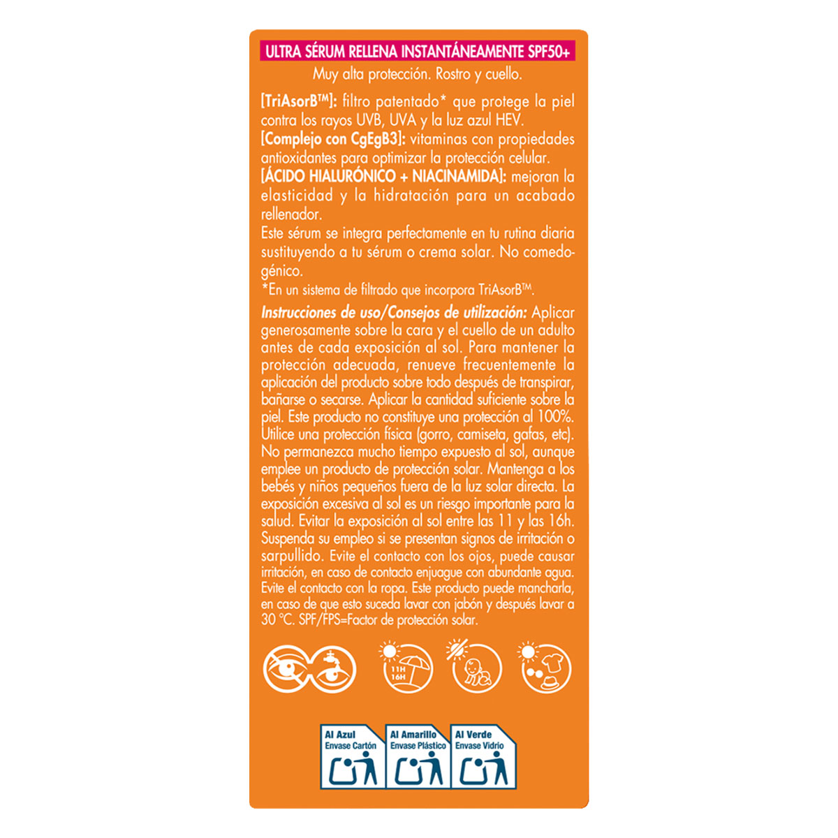 Avene Protector Solar Efecto Rellenador En Serum Fps 50+ 30 Ml image number null