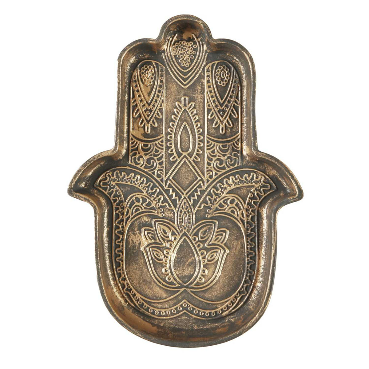 Cenicero Mano Fatma Arcilla Plata Home Deco Factory image number null