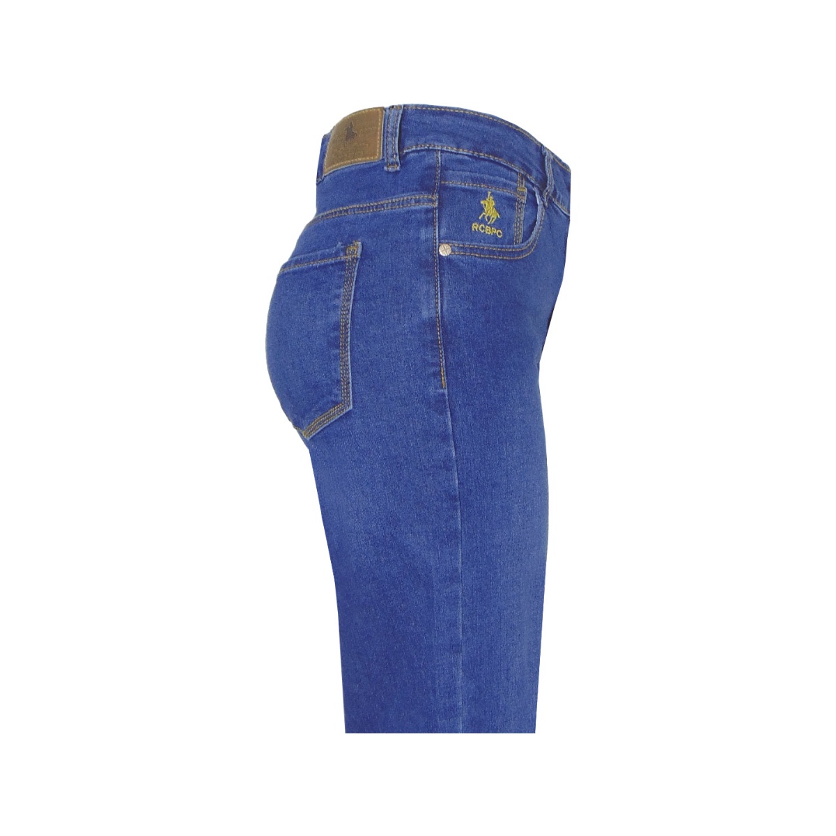 Jeans Corte Recto Cropped  Royal Polo Club Para Mujer image number null
