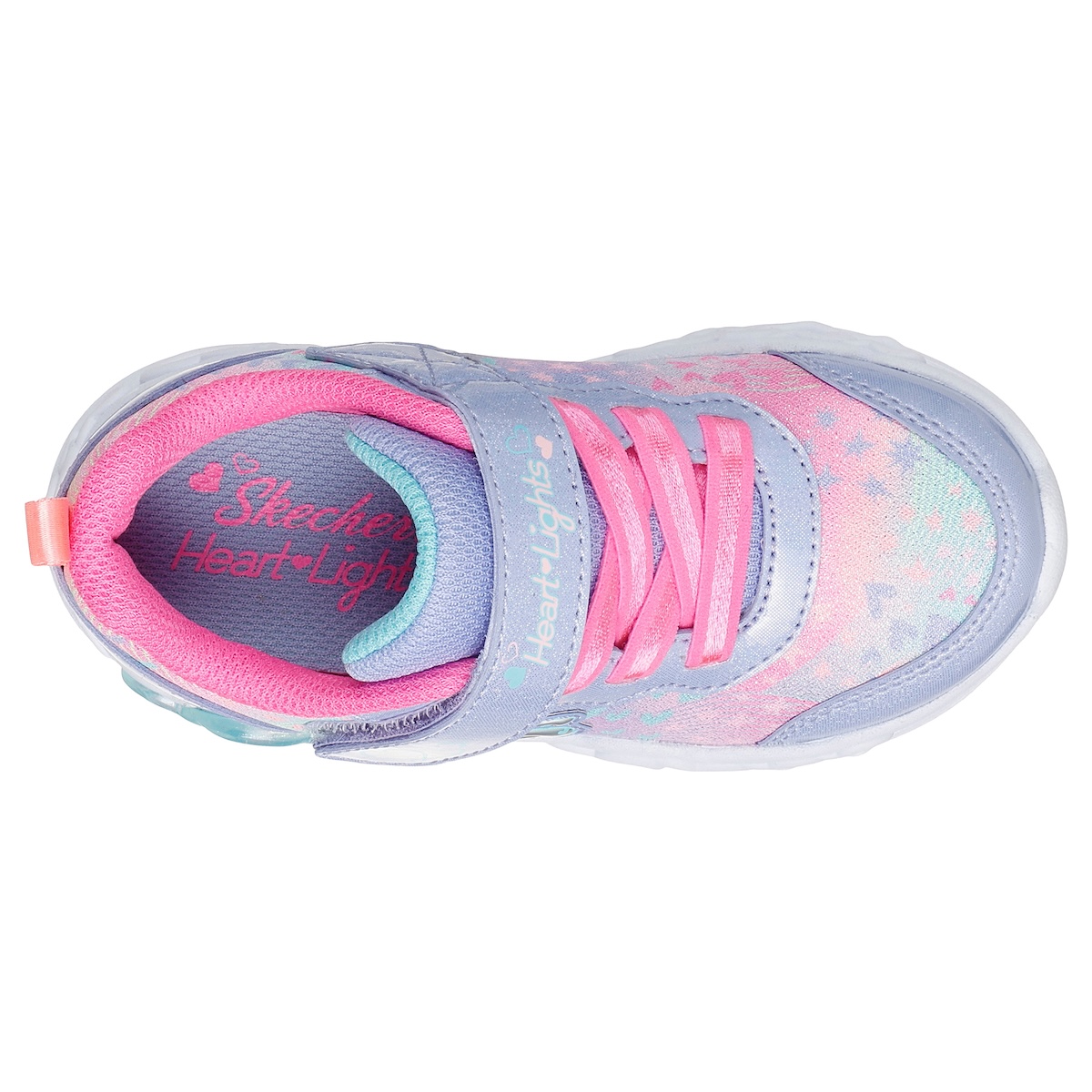 Tenis Skechers Heart Lights Infinite Heart Lights Heart Jewels Azul para Ni&ntilde;a image number null