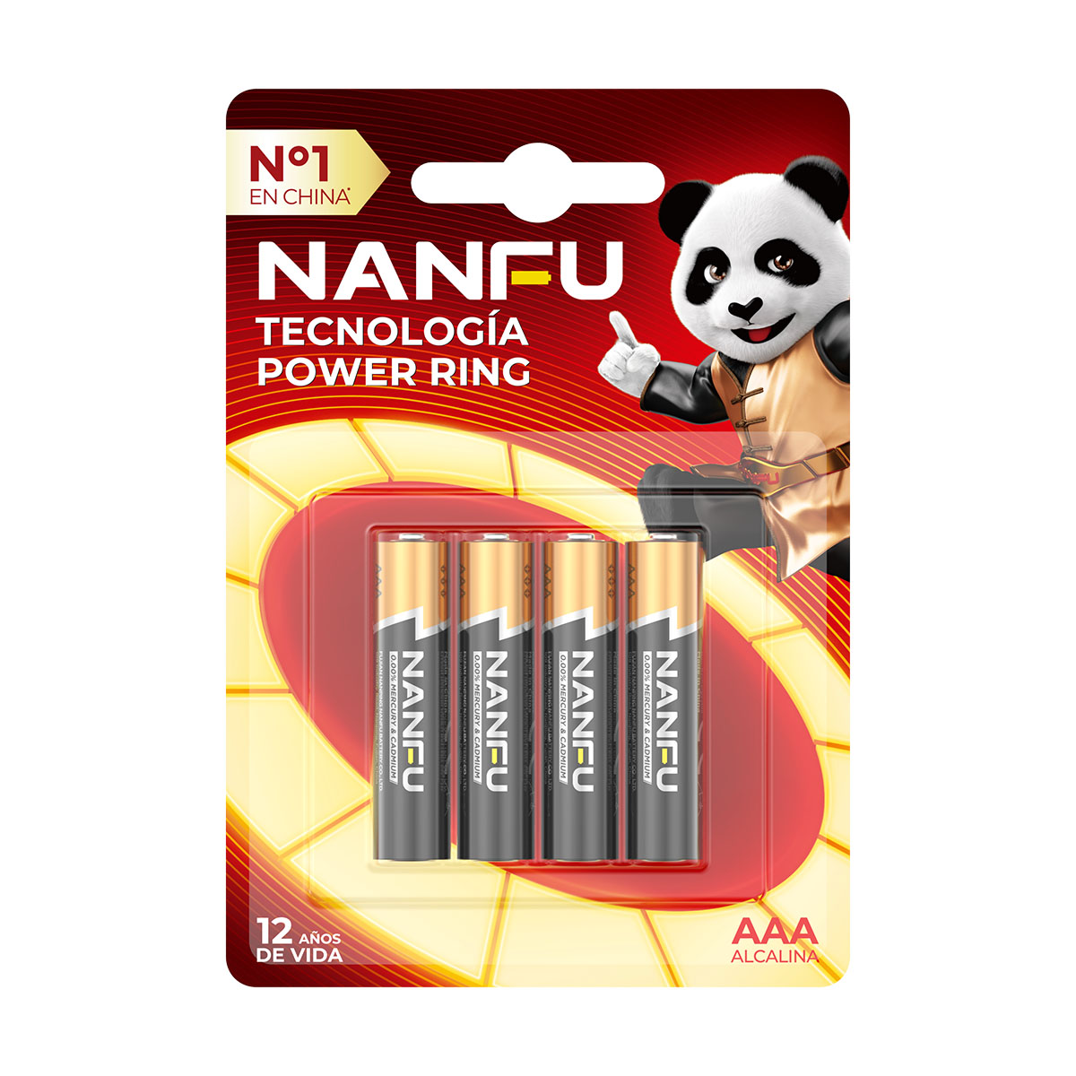PILA NANFU ALCALINA AAA BP4 image number null