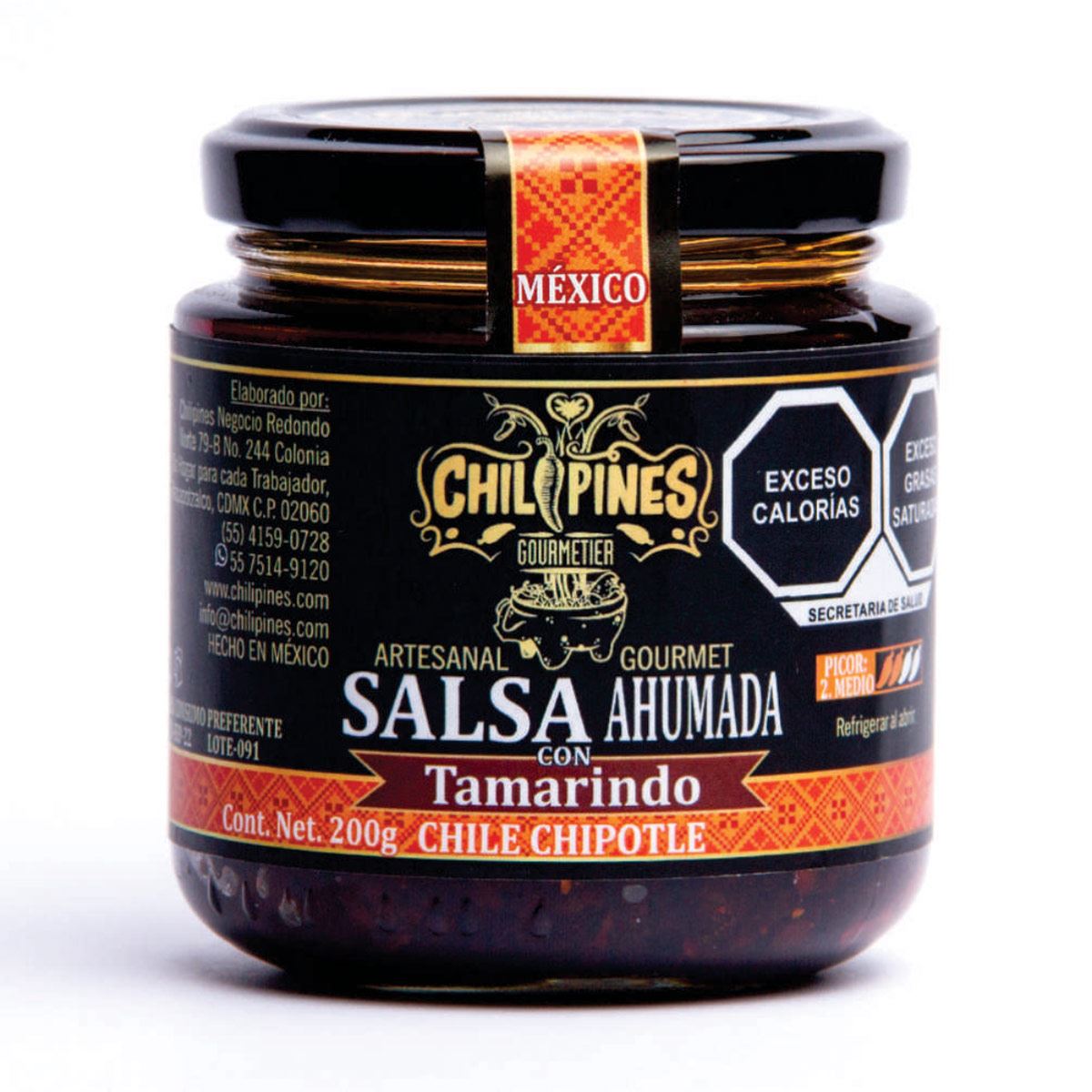 Salsa Ahumada con Tamarindo Chipotle 200g image number null