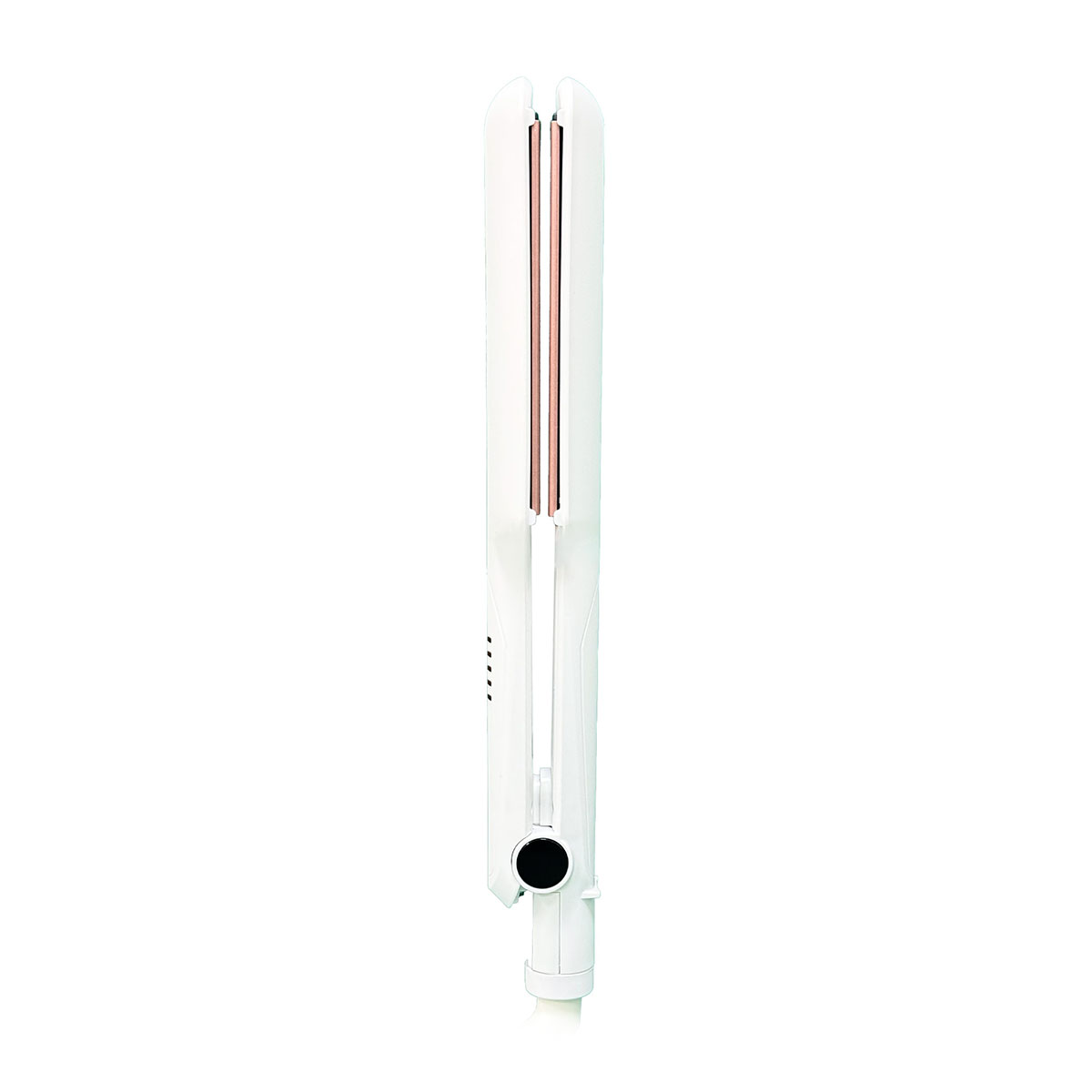 Conair Alaciadora Blanca Con Placas Rose Gold Doble Cer&aacute;mica image number null