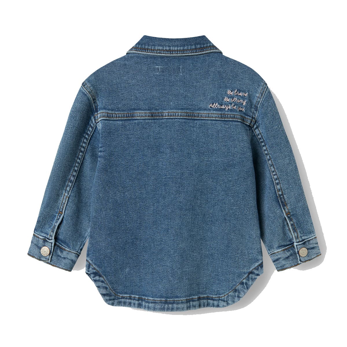 Chamarra Denim con Bolsillos Name It para Ni&ntilde;a image number null