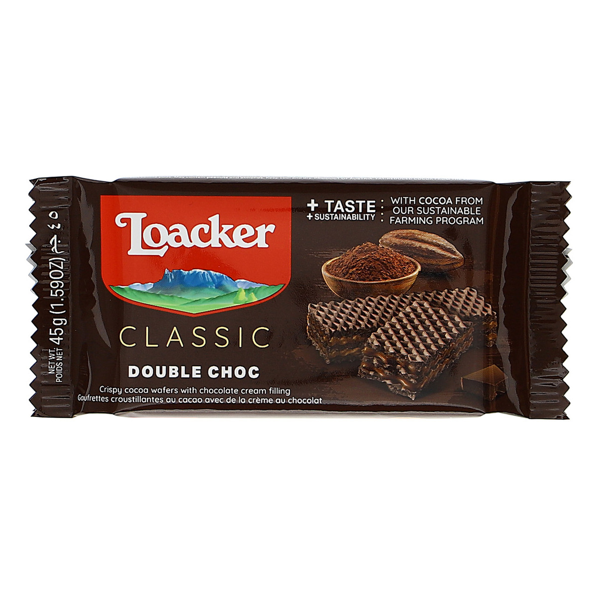 Loacker Clas 45 G Dob. Choc image number null