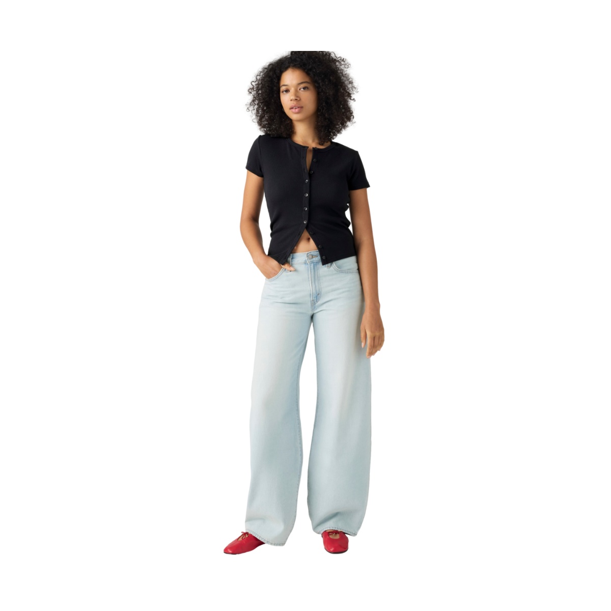 Levi&rsquo;s&reg; Pantal&oacute;n Middy Balloon para Mujer Junior image number null