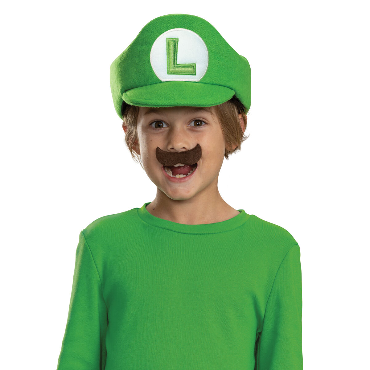Kit de Sombrero de Luigi con Bigote Unitalla DISGUISE image number null