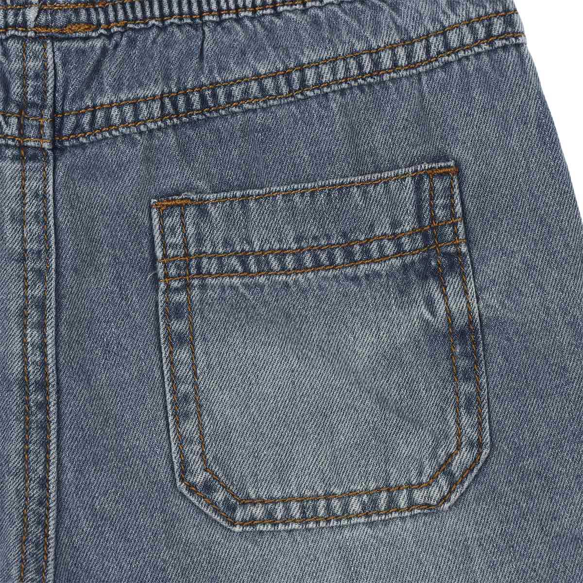 Bermuda Denim El&aacute;stico C&oacute;moda Casual Jeanious Ni&ntilde;o Toddler image number null