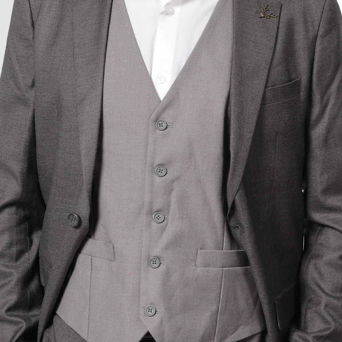 Chaleco Liso Regular Fit 4 Botones Joseph Abboud Para Hombre image number null