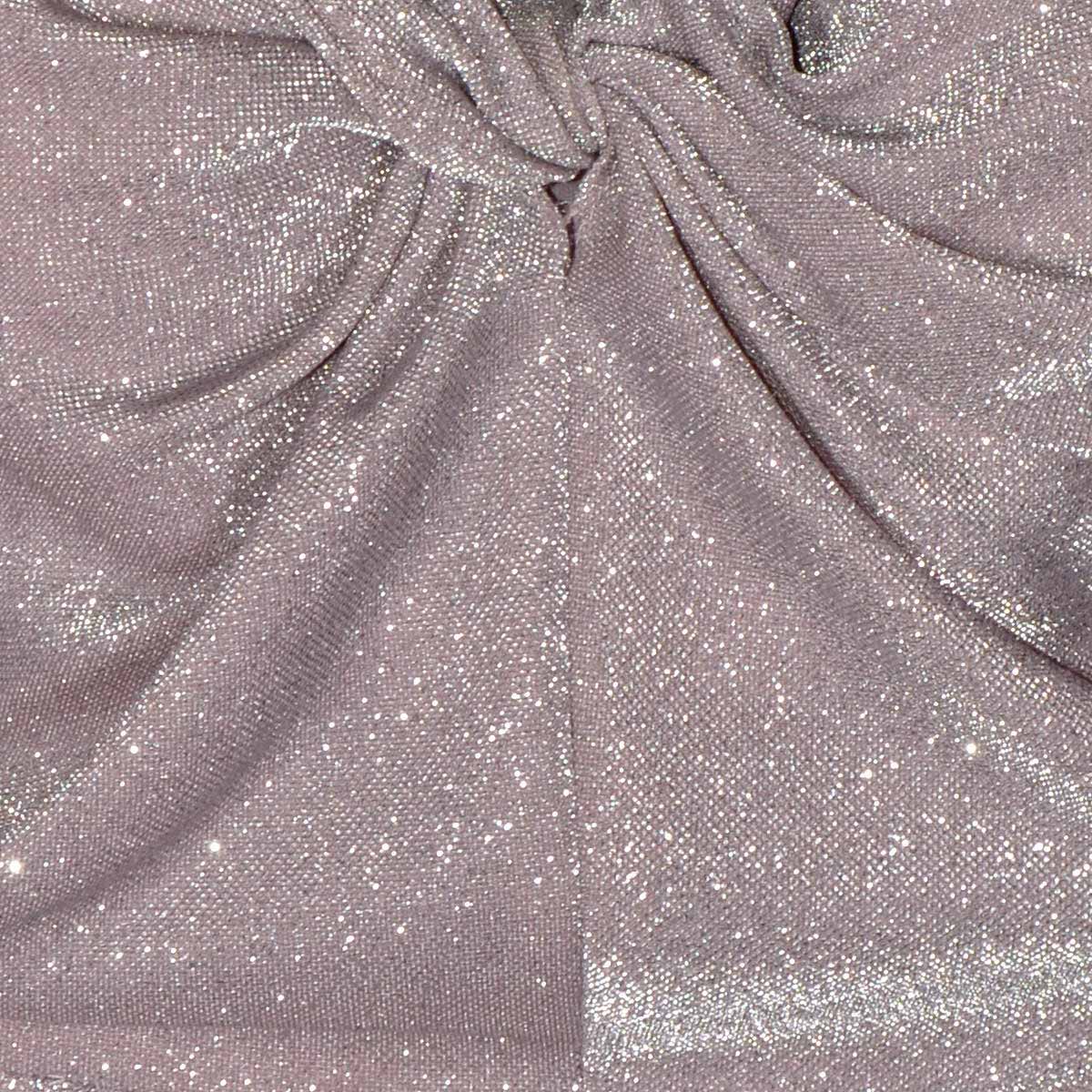 Vestido Talle Con Nudo Nylon Met&aacute;lico Philosophy Jr Nights Para Mujer image number null