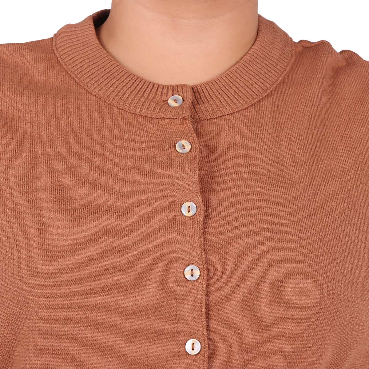 Su&eacute;ter Abierto con Botones Dex Plus para Mujer Curvy image number null