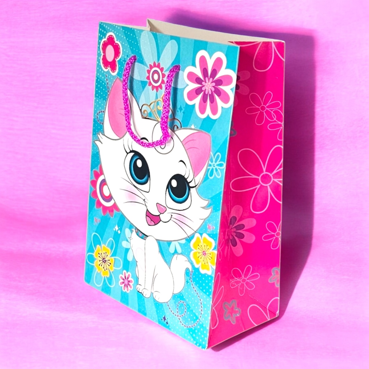 Bolsa de Regalo Ni&ntilde;a Gatito Mediano image number null