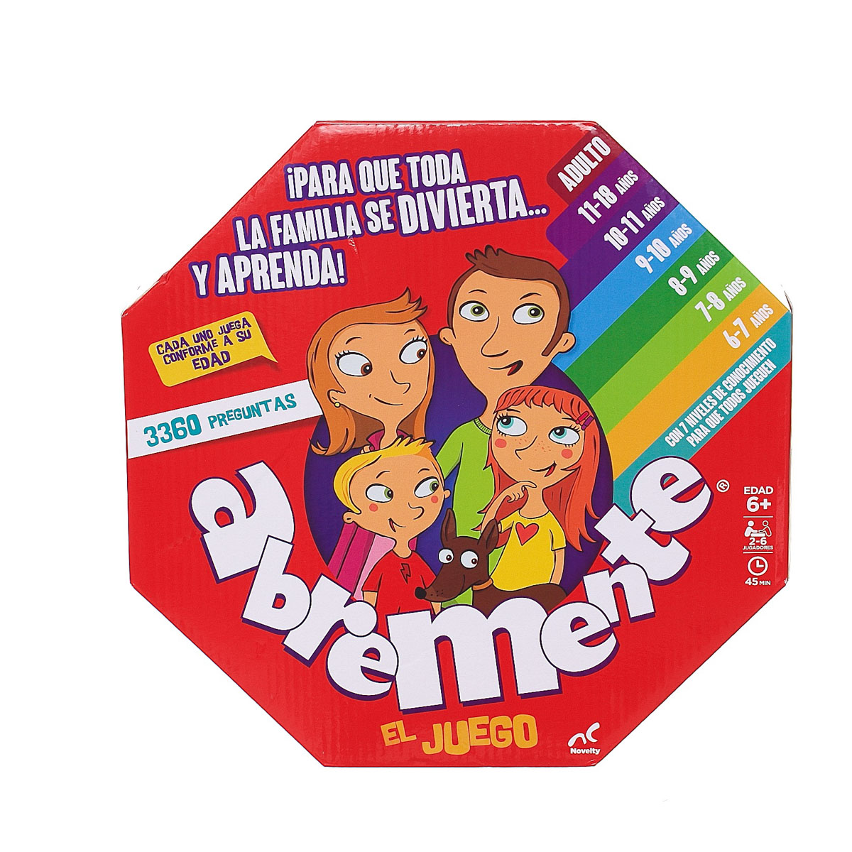 Juego De Mesa En Familia Abremente Caja De Cart&oacute;n  NOVELTY image number null