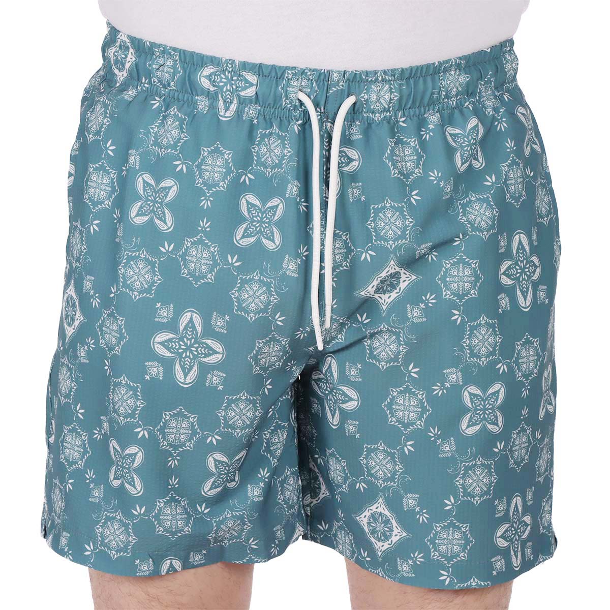Traje de Ba&ntilde;o Estampado Shorts Playa Jeanious Hombre image number null