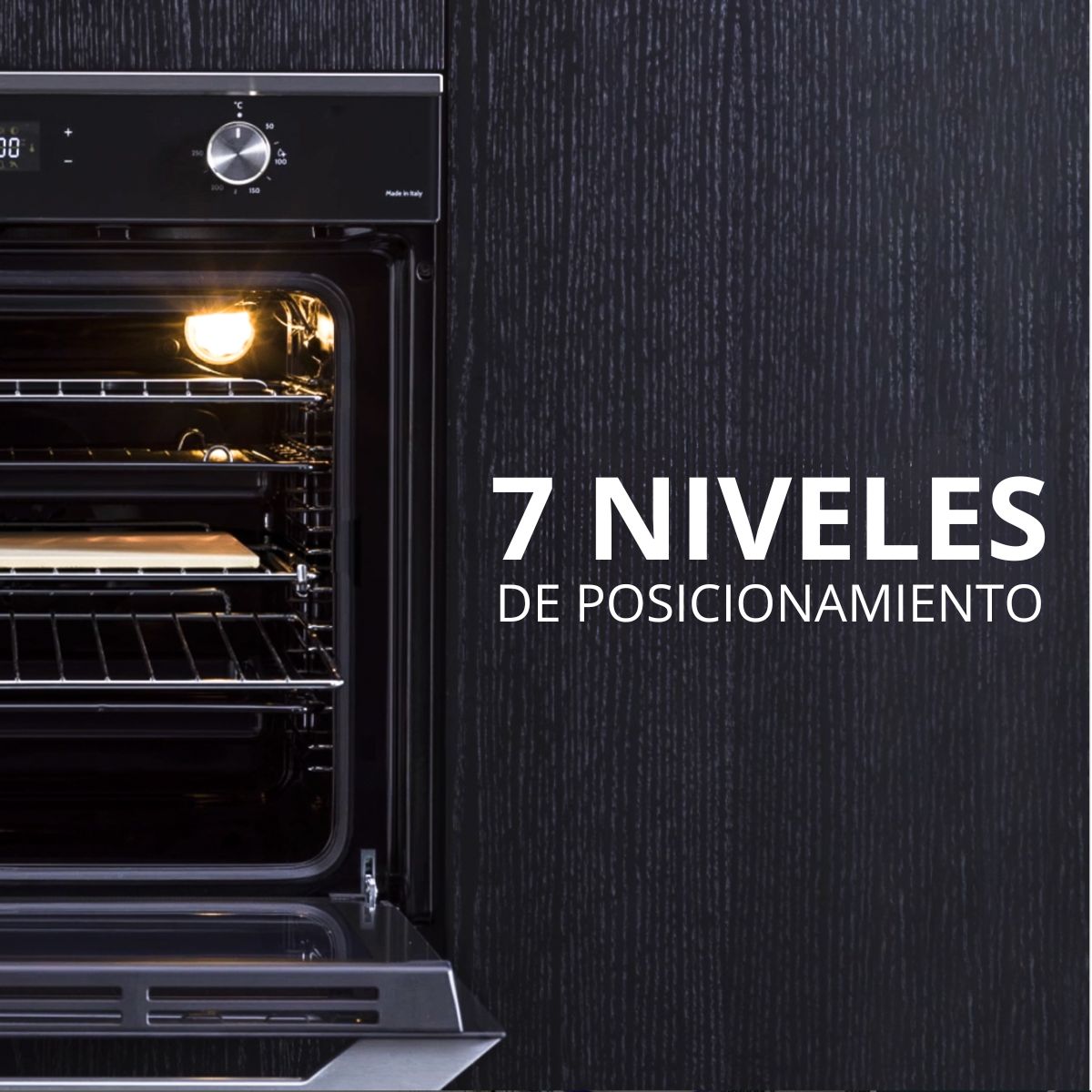 Horno De Longhi de Gas Life Line con Convecci&oacute;n, Grill y Rosticero 60 cm image number null