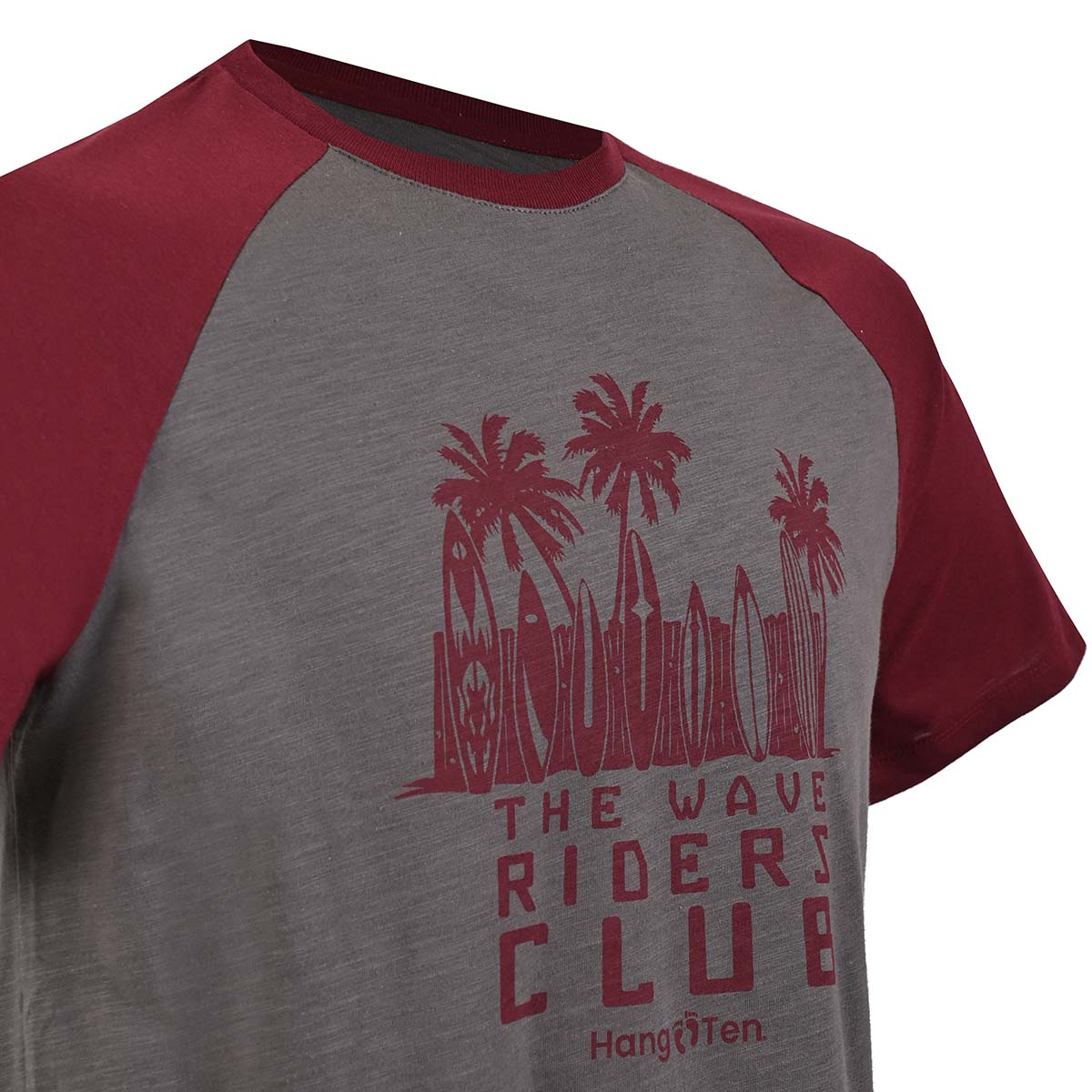 Playera Cuello Redondo Hang Ten Manga Corta para Hombre image number null
