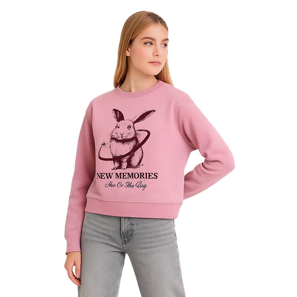 Sudadera Estamp Forever 21 para Mujer Junior image number null
