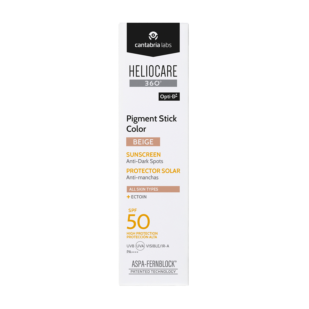 Heliocare 360&deg; Pigment Stick Color Beige Fps 50&nbsp;10 g image number null