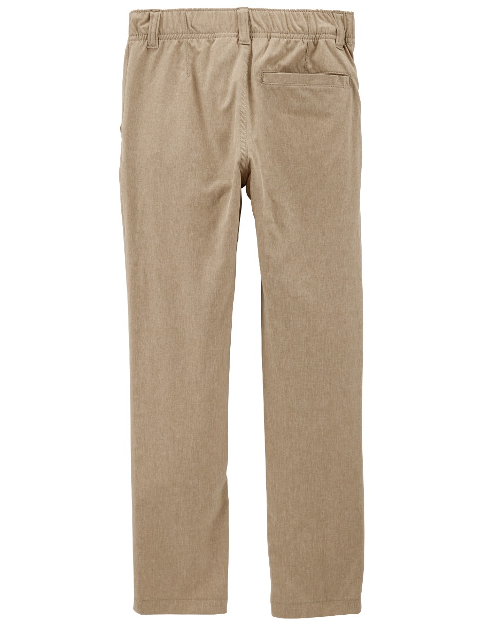 Pantal&oacute;n Chino Liso Osh Kosh Caf&eacute; Medio para Ni&ntilde;o image number null