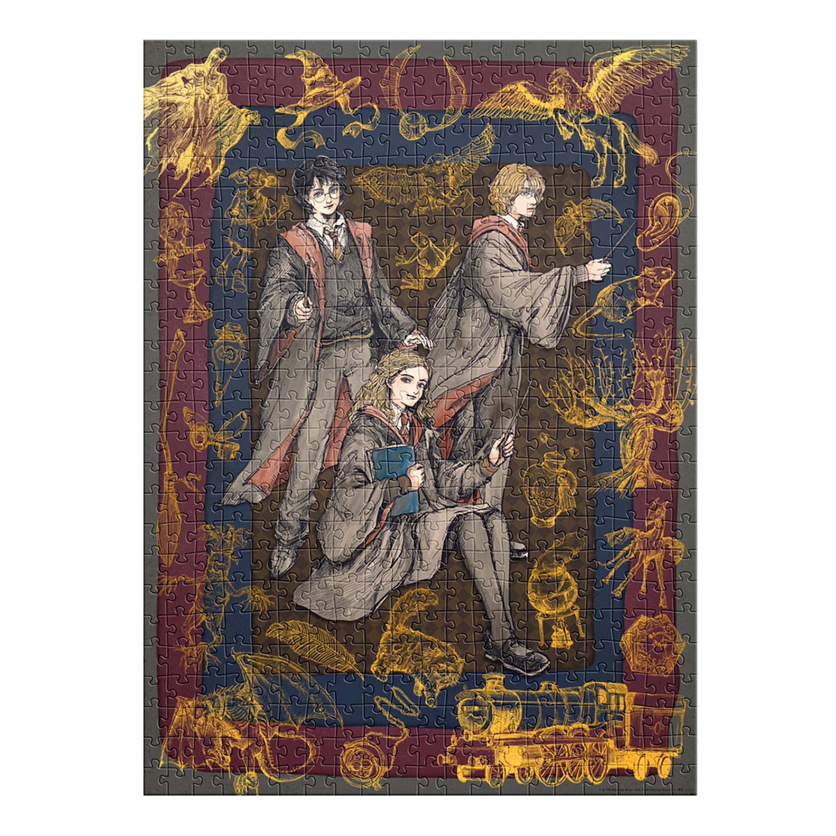 Rompecabezas Coleccionable Hologr&aacute;fico Harry Potter NOVELTY image number null