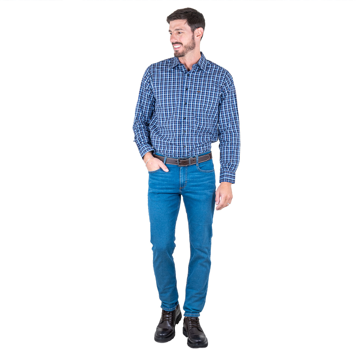 Jeans Slim Fit Lee Azul Claro para Hombre image number null