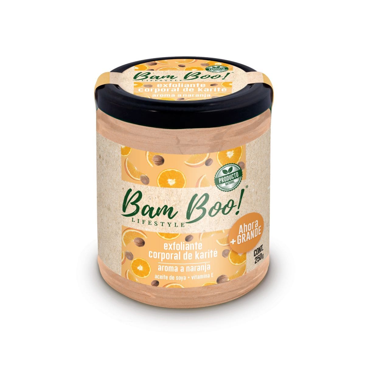 Exfoliante corporal de karit&eacute; aroma a naranja 250 gr Bam Boo! Lifestyle image number null