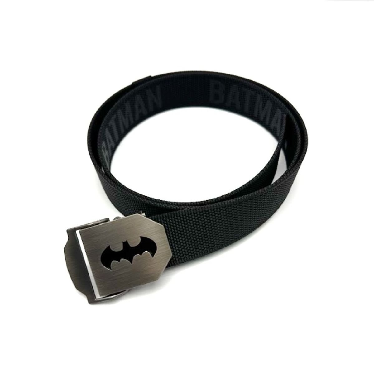 Cintur&oacute;n en Tela Tejida con Dise&ntilde;o Liga de la Justicia Batman para Hombre image number null