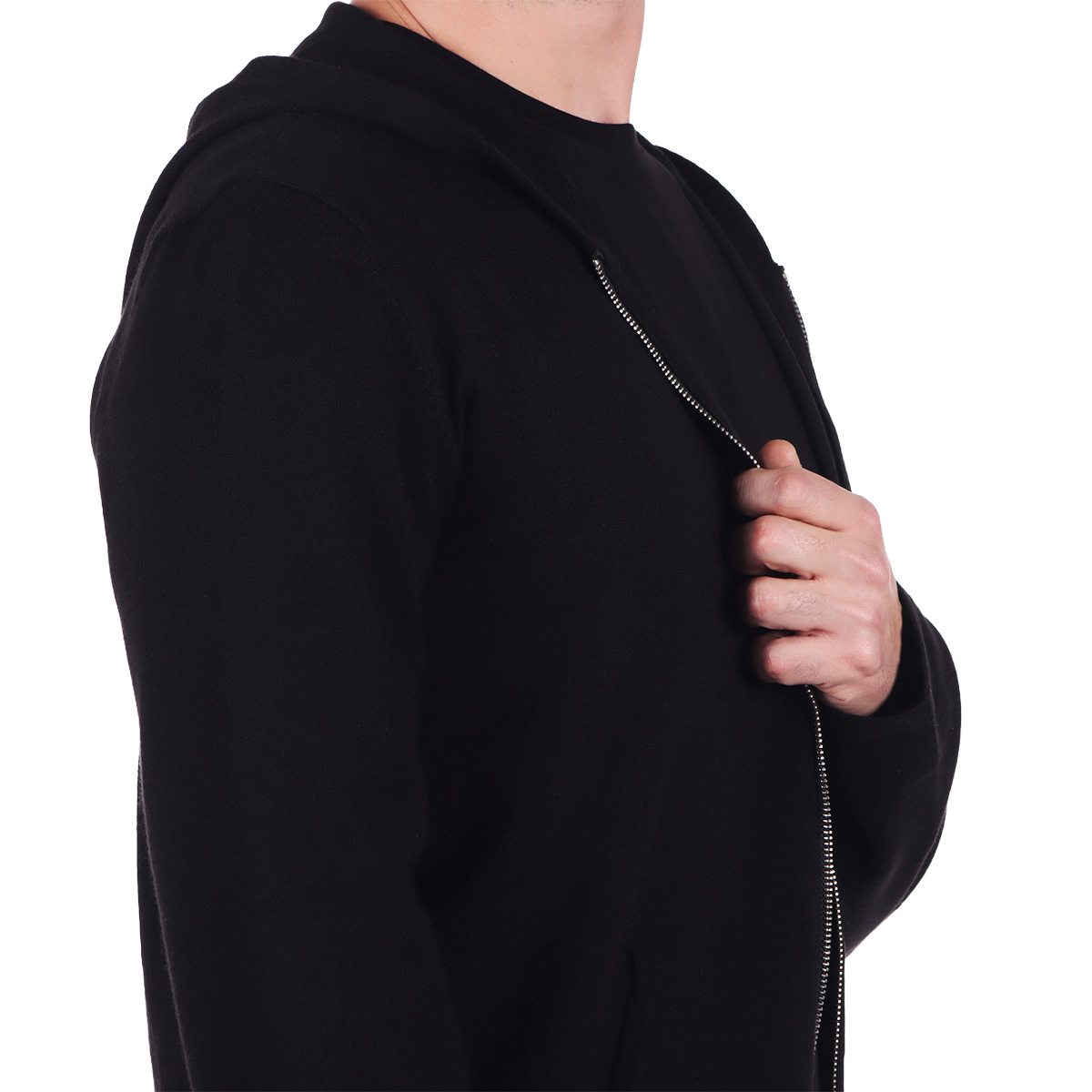 Sudadera Abierta con Capucha Bruno Magnani para Hombre image number null
