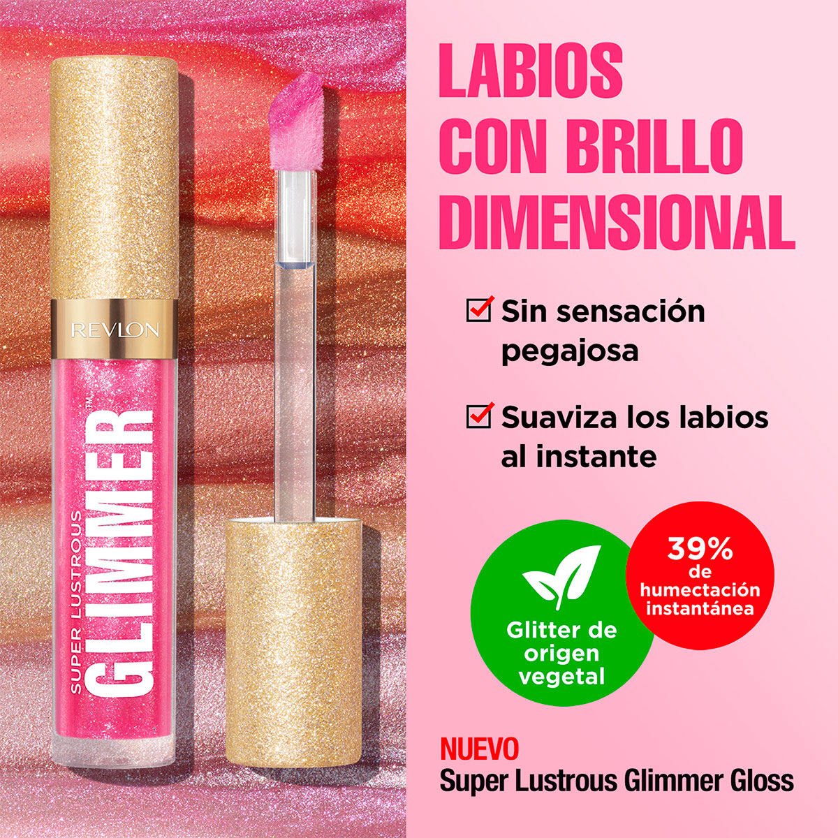 Revlon Super Lustrous Glimmer Gloss 001 Diamond Drama image number null