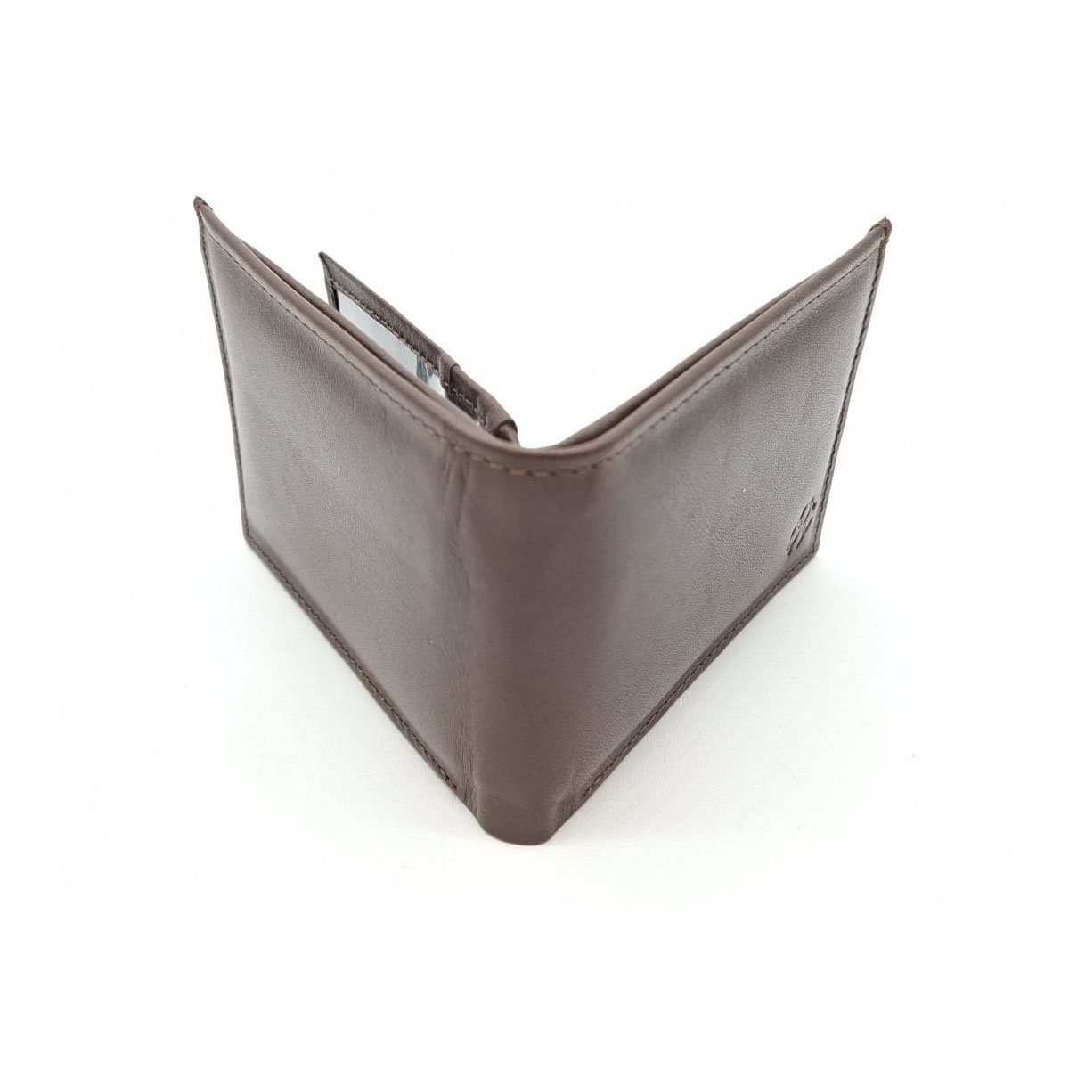 Cartera en Piel Vacuno Carlo Corinto Caf&eacute; Oscuro para Hombre image number null