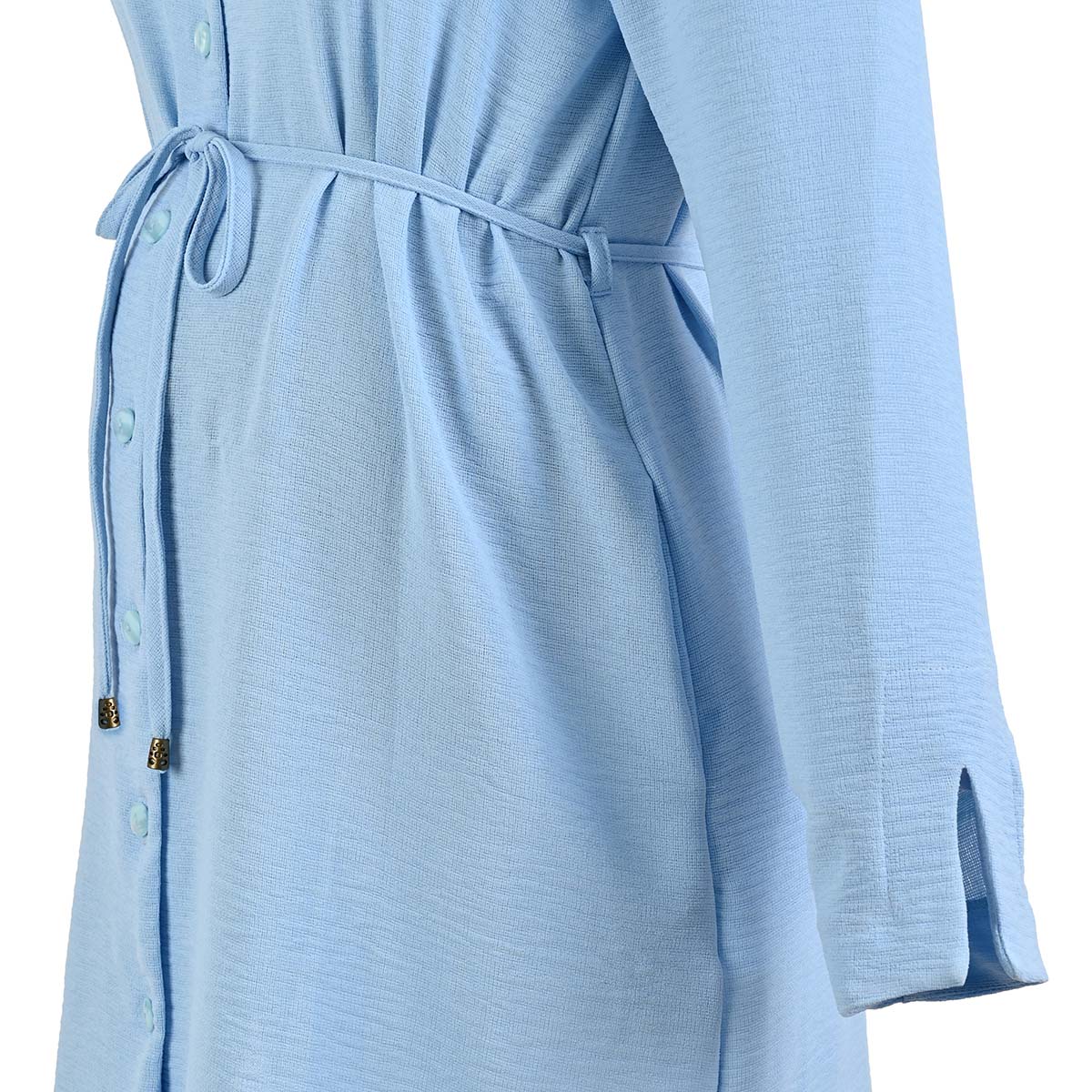 Vestido camisero cielo Noori para mujer image number null