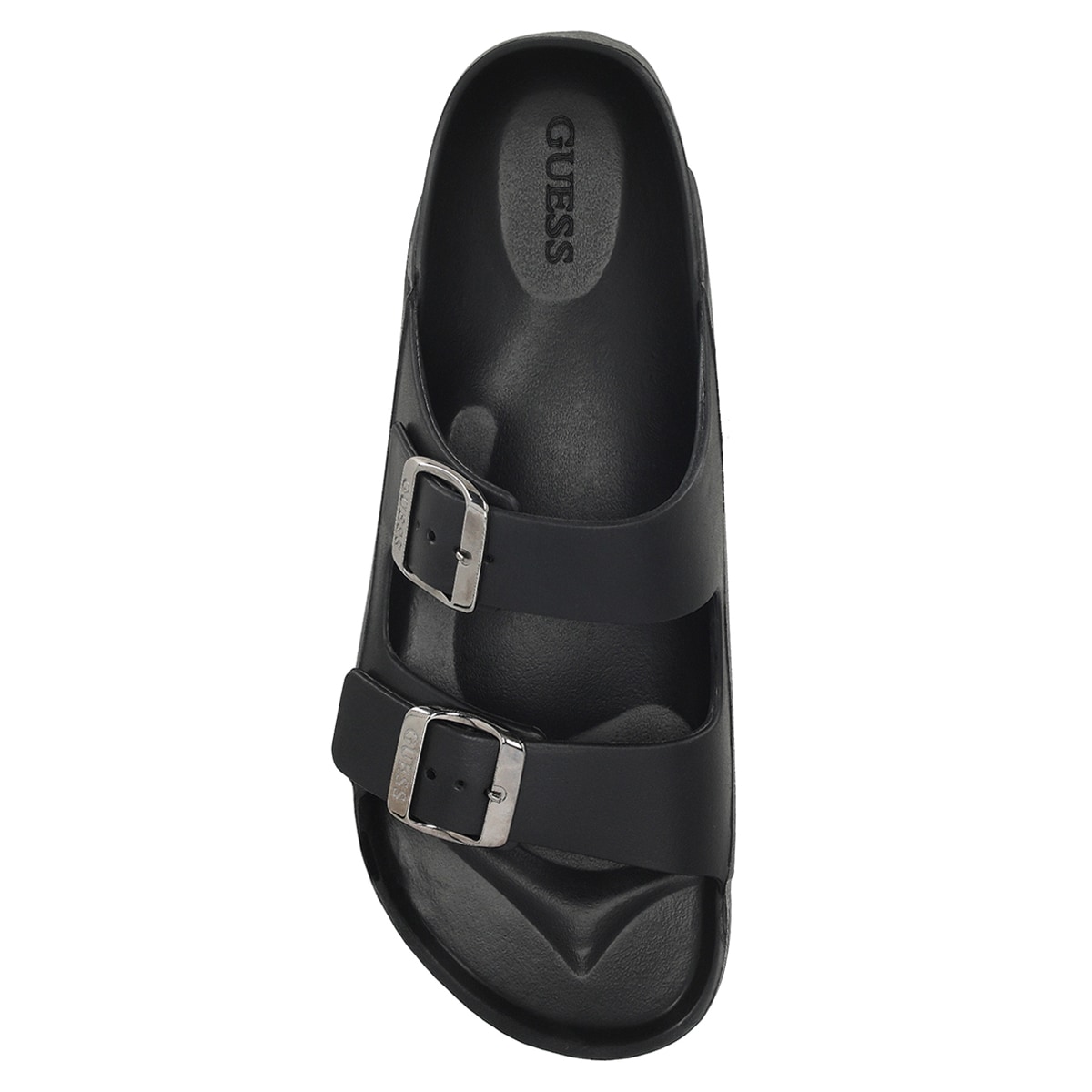Sandalia Casual Ligera Guess Negro Aplicaci&oacute;n Hebillas para Hombre image number null