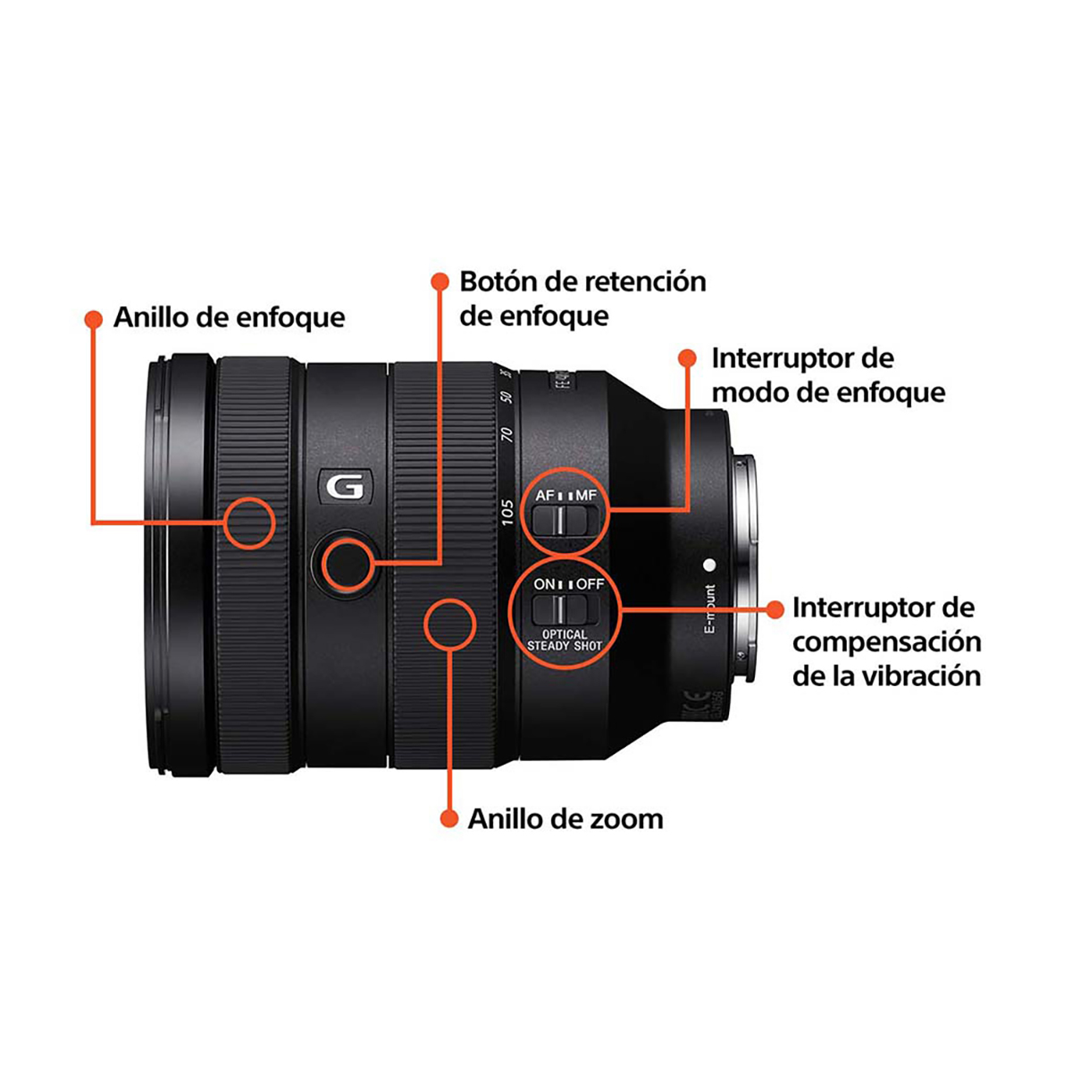 Lente Sony Fe 24-105 Mm F4 G Oss image number null