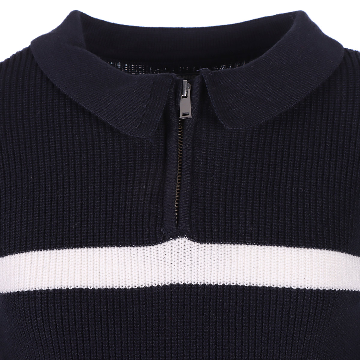 Su&eacute;ter Polo a Rayas Estilo Rugby Jeanious para Ni&ntilde;a image number null