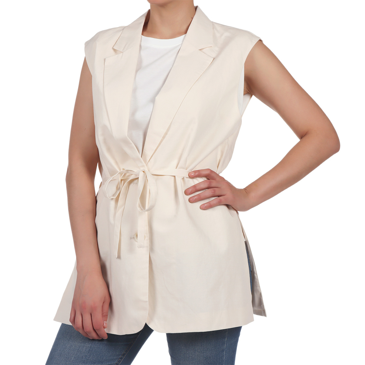 Chaleco Sastre con Botones y Lazo OVS para Mujer image number null