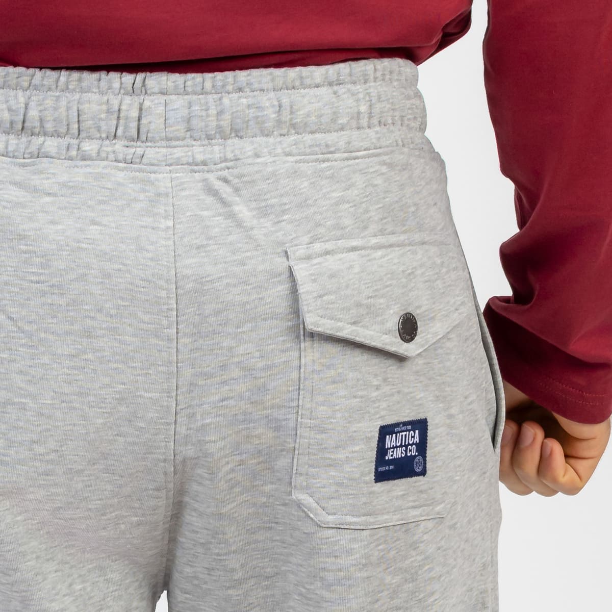 Pants Regular Fit Nautica Gris Claro para Hombre&nbsp;&nbsp;&nbsp;&nbsp;&nbsp;&nbsp; image number null