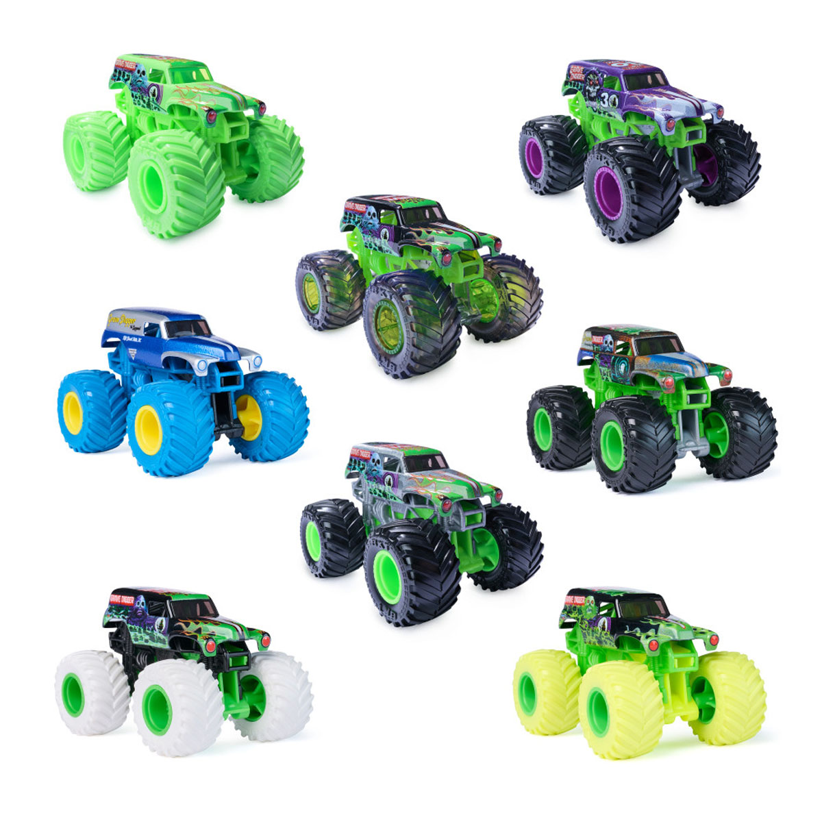 Cami&oacute;n Monstruo De Metal Monster Jam Veh&iacute;culo Grave Digger 164 image number null