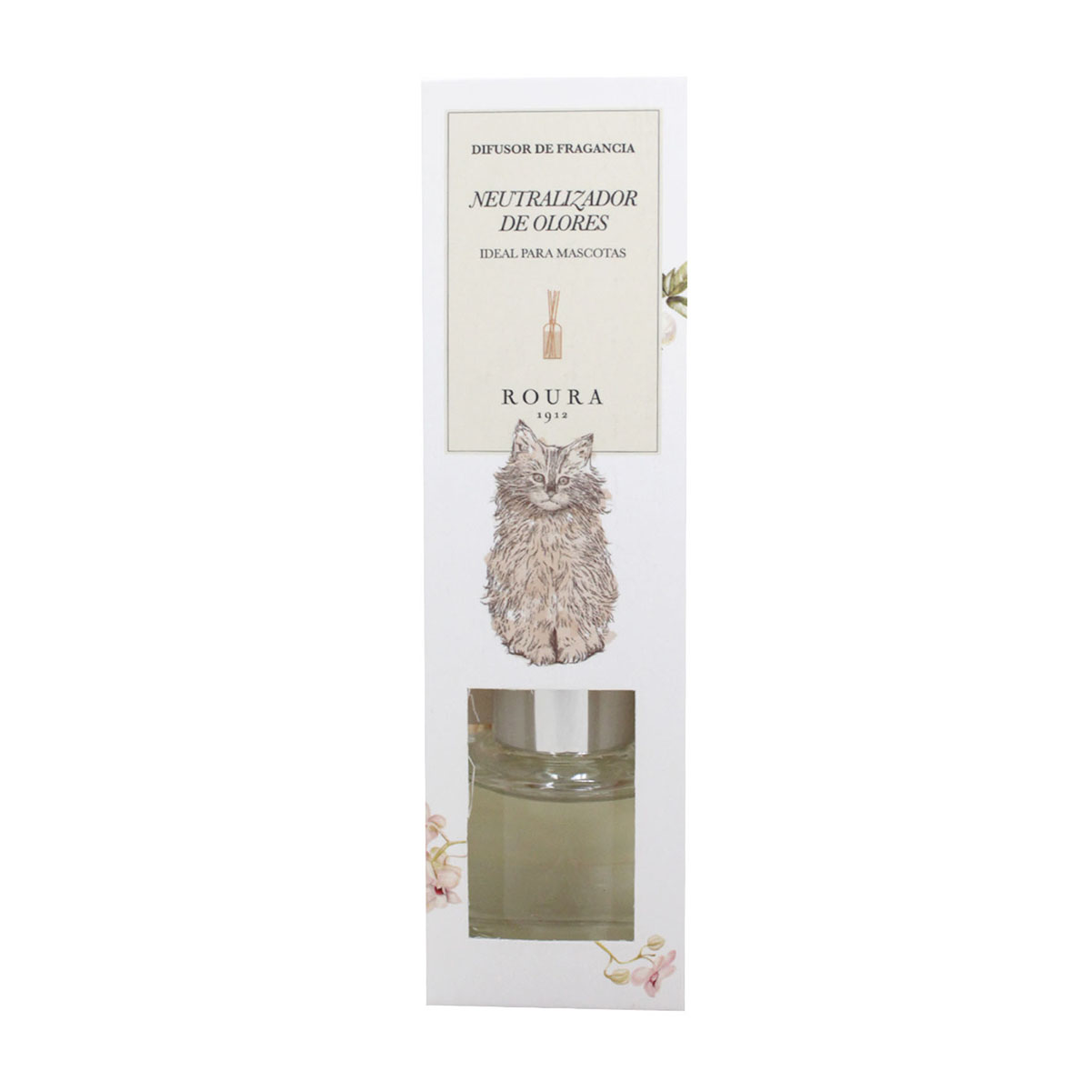 Difusor Neutralizador De Olores Gato 50 Ml Roura image number null