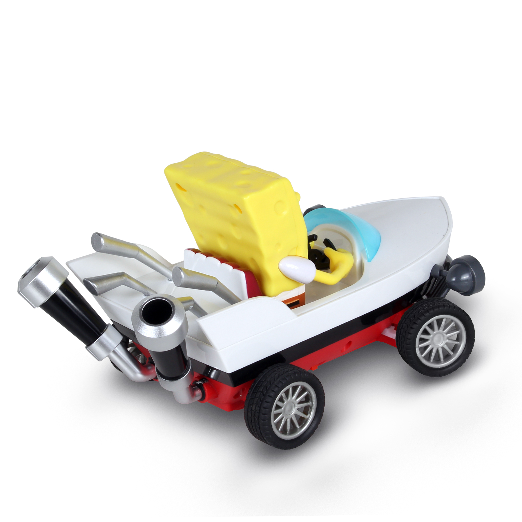 Vehiculo Radio Control Bob Esponja Bote de Carreras Luptoys image number null