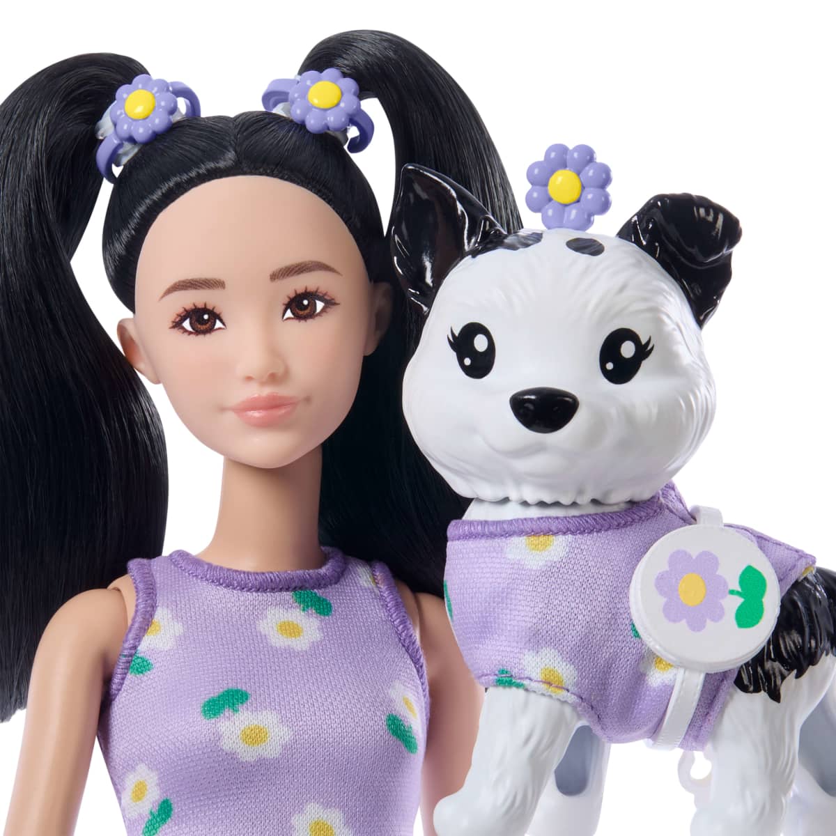 Barbie Fashion & Beauty Mu&ntilde;eca Looks Iguales Renee Y Perrito image number null
