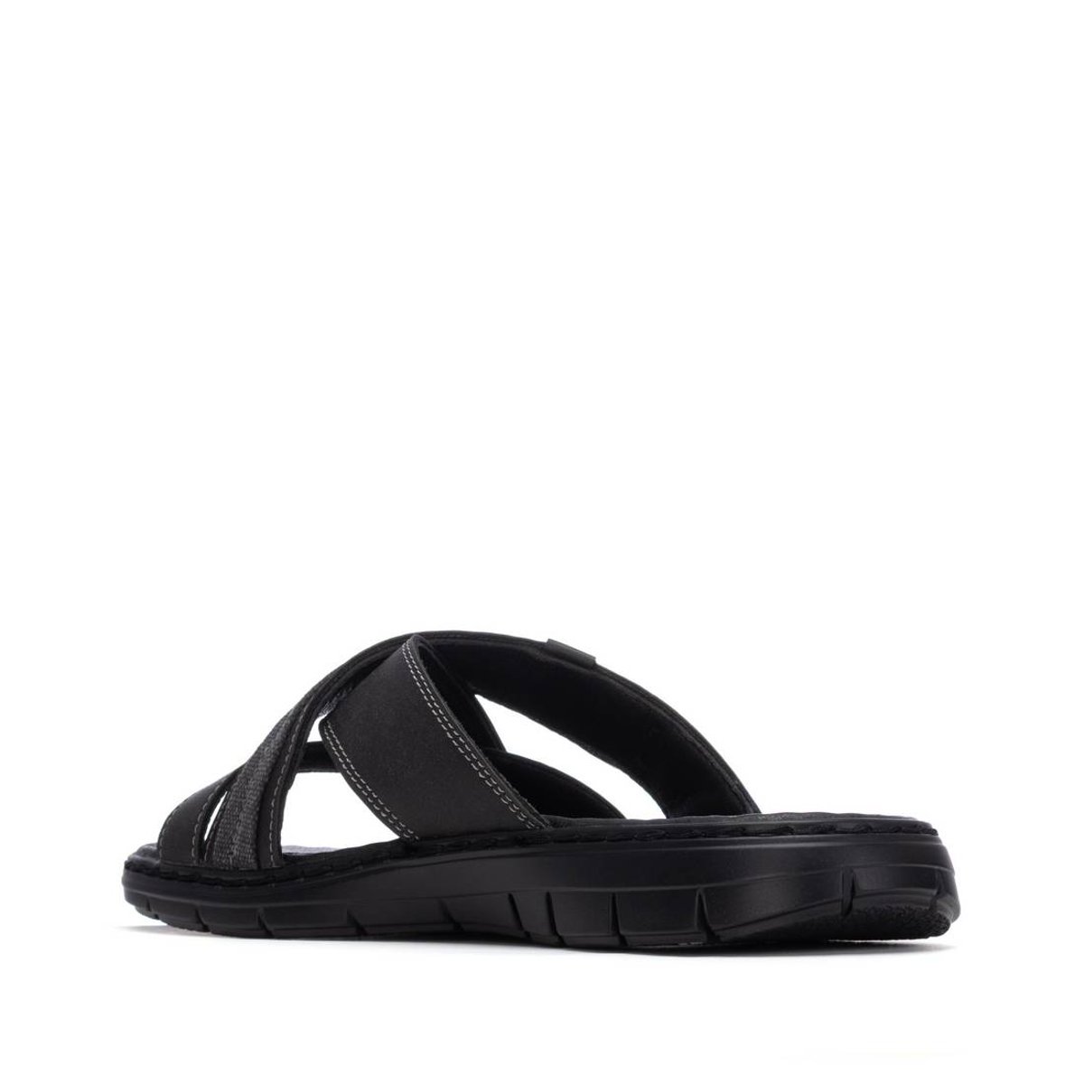 Sandalia Slide Xti Negro con Doble Cinta para Hombre image number null