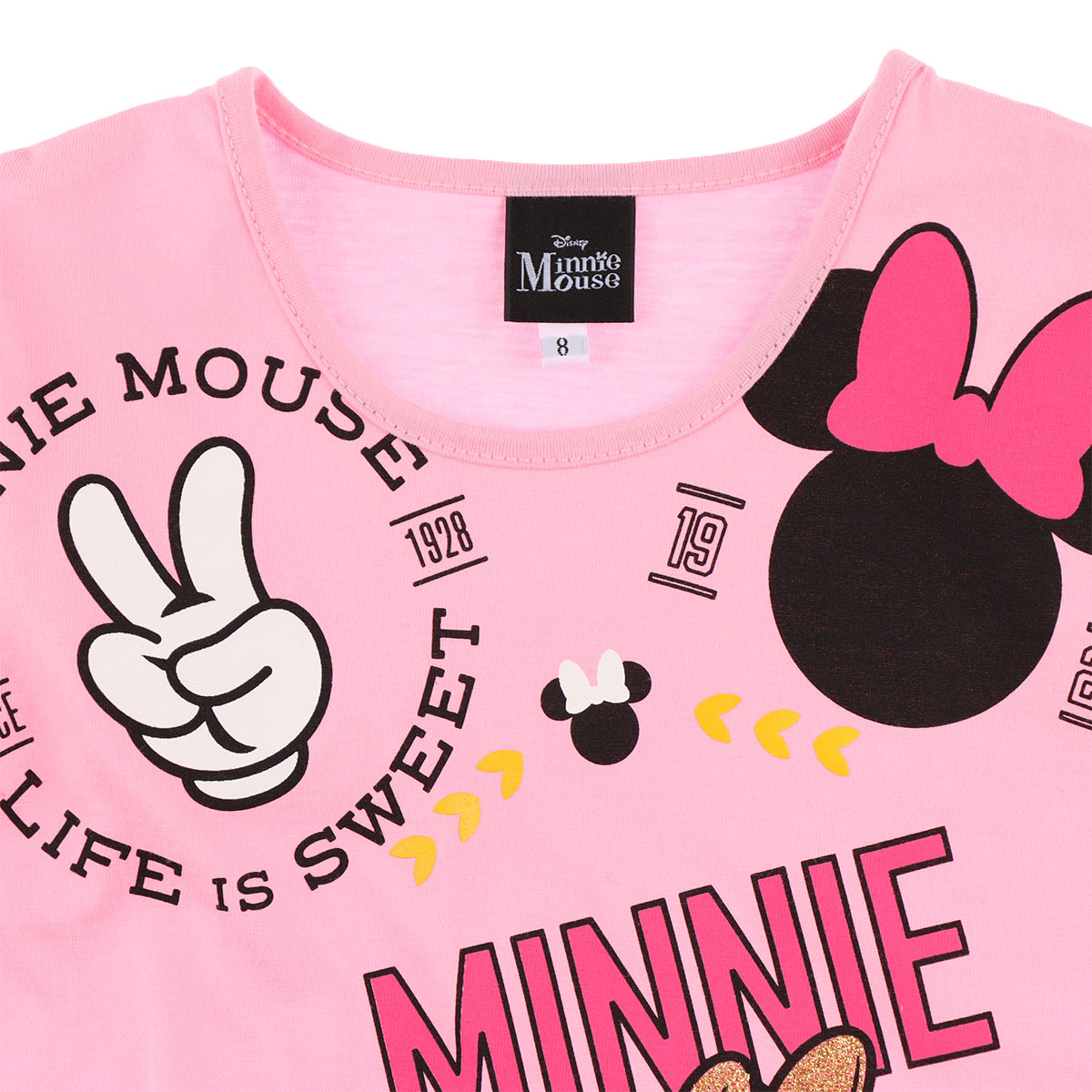 Conjunto Playera y Short Minnie Mouse Disney para Ni&ntilde;a image number null