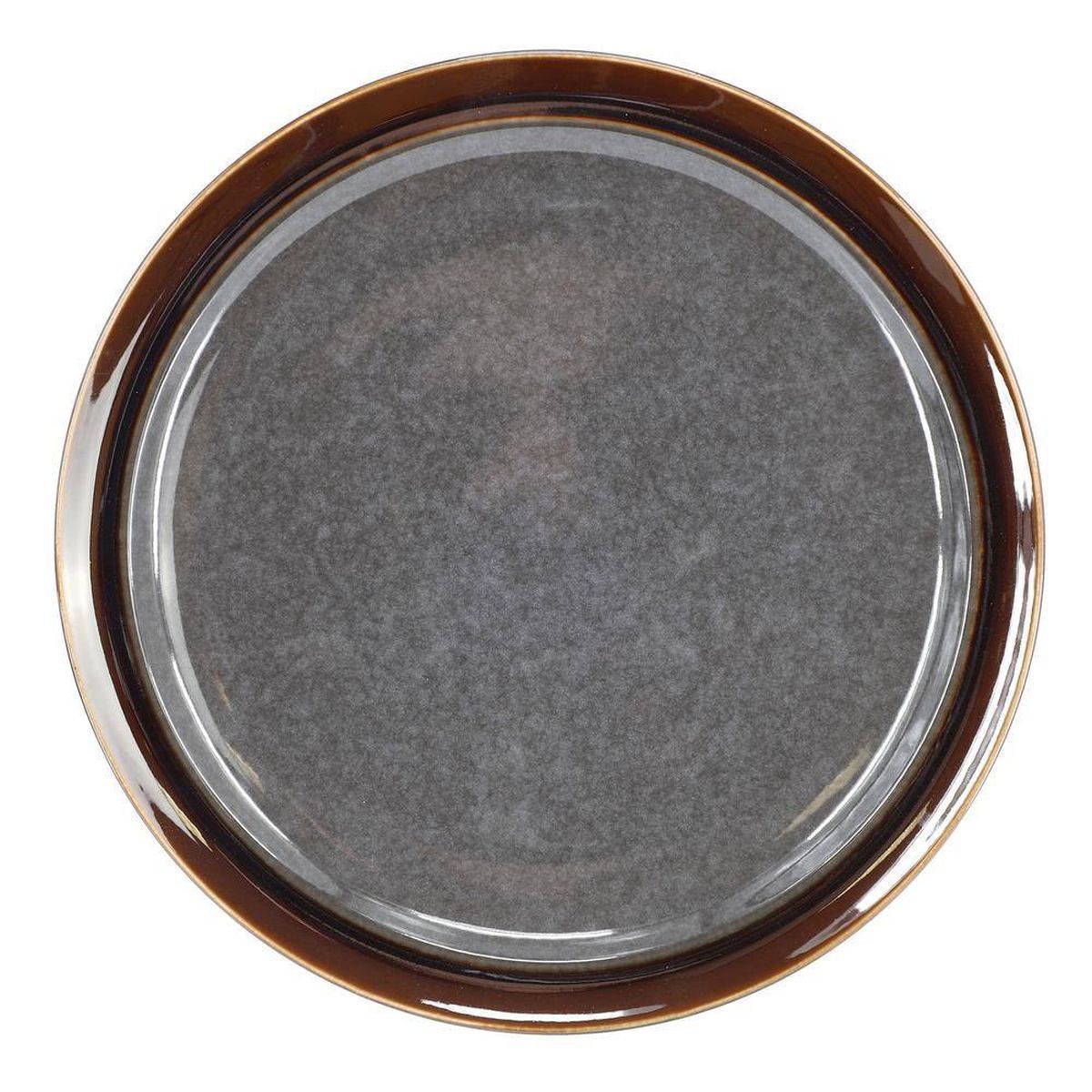 Vajilla 16 Pz Redonda Ceramica Gris Gibson Elite image number null