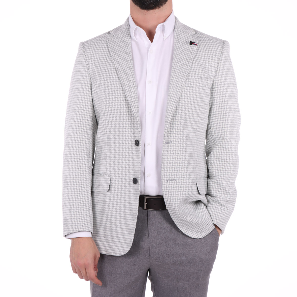 Saco de Cuadros Slim Fit Hombre Tommy Hilfiger image number null