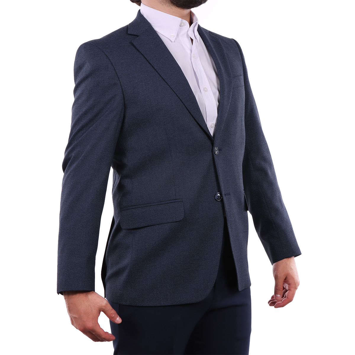 Saco Azul Oscuro con Corte Moderno Pierre Cardin para Hombre image number null