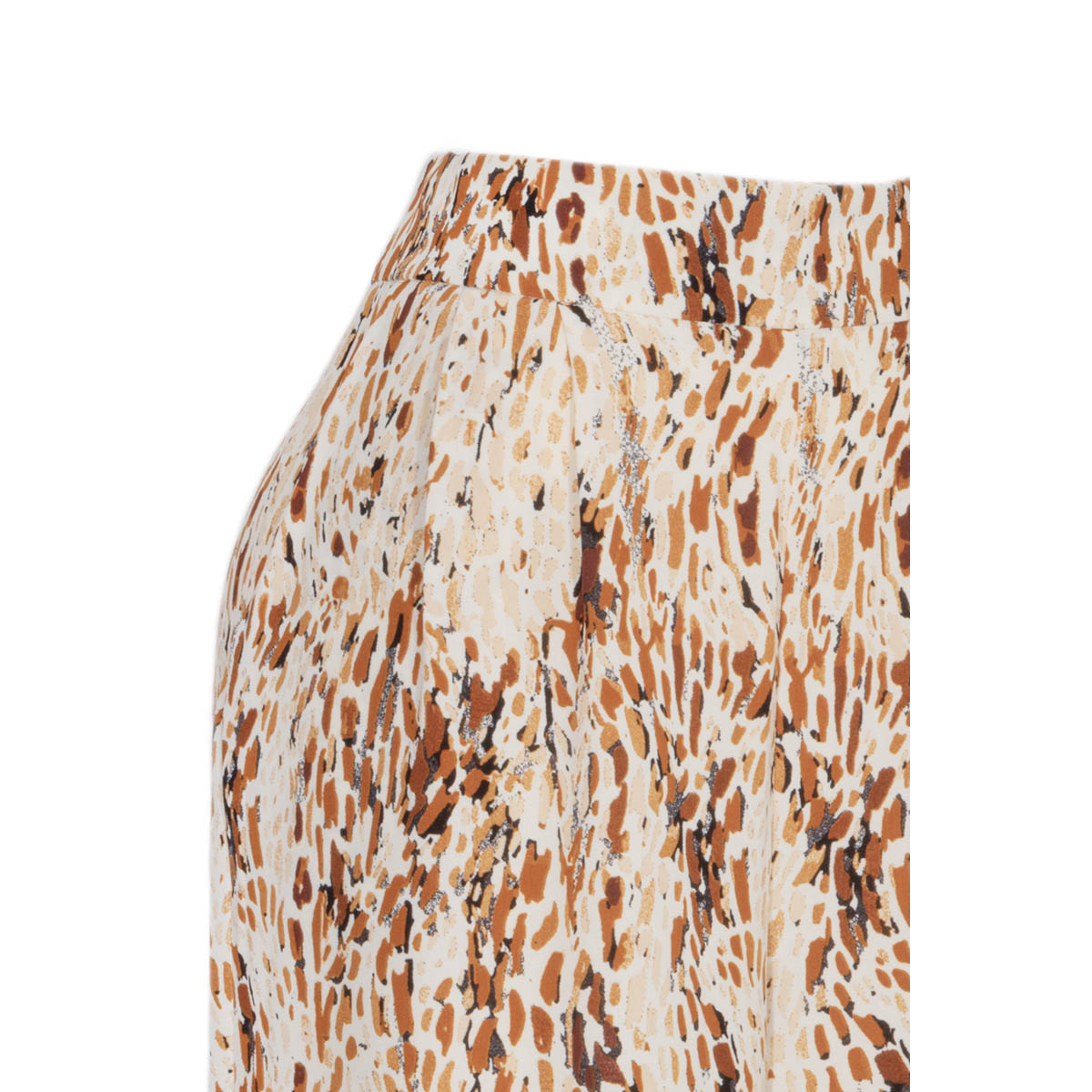 Pantal&oacute;n Amplio Estampado Orange Love Para Mujer image number null
